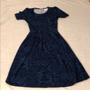 LuLaRoe Amelia dress xsmall
